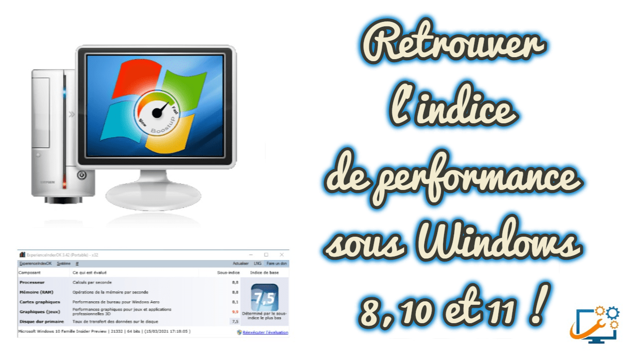 Retrouver l’indice de performance facilement - SOSPC