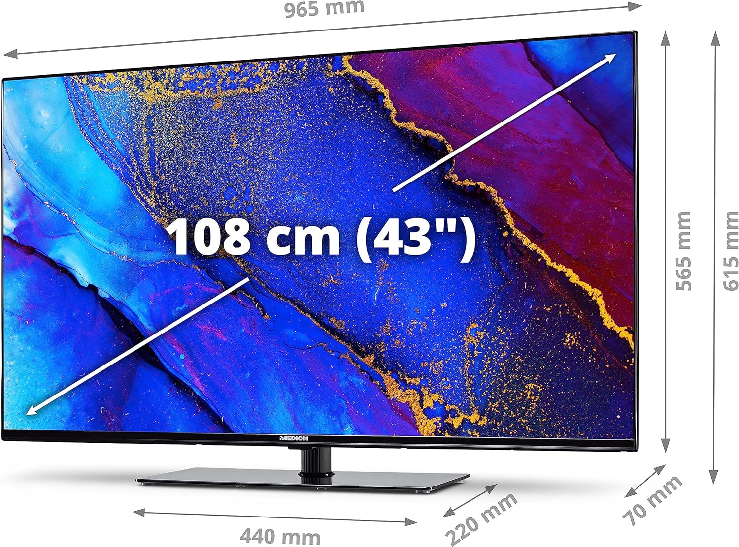 Mise En Service D une TV MEDION 108 Cm 43 Pouces 4K Ultra HD Dolby mise-en-service-d-une-tv-medion-108-cm-43-pouces-4k-ultra-hd-dolby