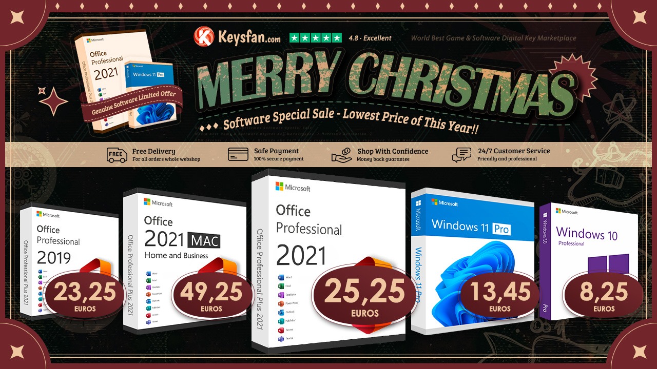 Obtenez Windows 11 pour 13 € et Office 2021 pour 24 € avec la vente  anticipée de Noël ! - SOSPC